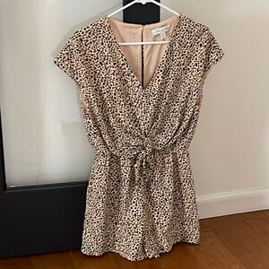 Animal Print Summer Romper. Size M